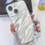 Plating Glitter Texture Chain Wristband TPU Phone Case with Lens Film