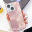 Plating Glitter Texture Chain Wristband TPU Phone Case with Lens Film