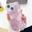 Plating Glitter Texture Chain Wristband TPU Phone Case with Lens Film