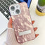 Plating Glitter Texture Fold Holder TPU Phone Case with Lens Film