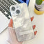 Plating Glitter Texture Fold Holder TPU Phone Case with Lens Film
