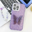 Plating Glitter Lens Film Texture Butterfly Holder Wristband Phone Case