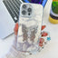 Plating Glitter Lens Film Texture Butterfly Holder Wristband Phone Case
