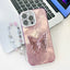 Plating Glitter Lens Film Texture Butterfly Holder Wristband Phone Case