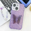 Plating Glitter Lens Film Texture Butterfly Holder Wristband Phone Case