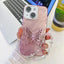 Plating Glitter Lens Film Texture Butterfly Holder Wristband Phone Case