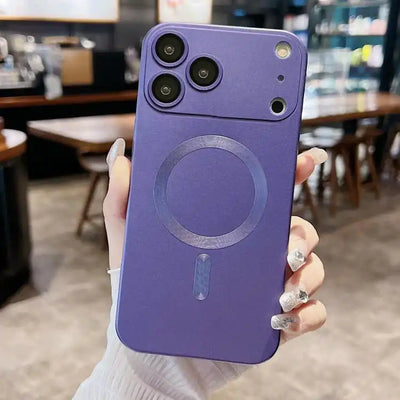 Metallic Paint Magsafe Liquid TPU Phone Case