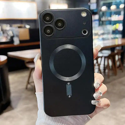 Metallic Paint Magsafe Liquid TPU Phone Case