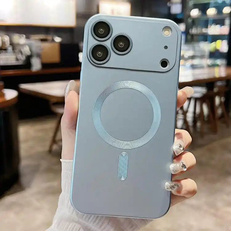 Metallic Paint Magsafe Liquid TPU Phone Case