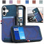 Denim Texture Leather Skin Phone Case with Card Slot