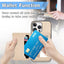 Carbon Fiber Magnetic Card Wallet RFID Blocking Phone Case
