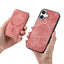 Retro Splitable Magnetic Stand Card Bag Leather Phone Case