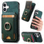 Retro Splitable Magnetic Stand Card Bag Leather Phone Case