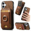 Retro Splitable Magnetic Stand Card Bag Leather Phone Case