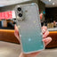Diamond Gradient Glitter Plated TPU Phone Case
