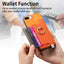 Retro Magsafe Cross Leather Ring Holder Card Bag Phone Case