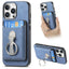 Retro Folding Ring Holder Card Bag MagSafe Phone Case