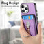 Retro Folding Ring Holder Card Bag MagSafe Phone Case