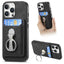 Retro Folding Ring Holder Card Bag MagSafe Phone Case