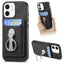 Retro Folding Ring Holder Card Bag MagSafe Phone Case