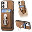 Retro Folding Ring Holder Card Bag MagSafe Phone Case