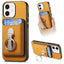 Retro Folding Ring Holder Card Bag MagSafe Phone Case