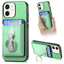Retro Folding Ring Holder Card Bag MagSafe Phone Case