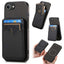 Carbon Fiber MagSafe Vertical Flip Card Bag Phone Case