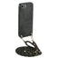 Vintage Leather PC Back Cover Phone Case with Crossbody Strap