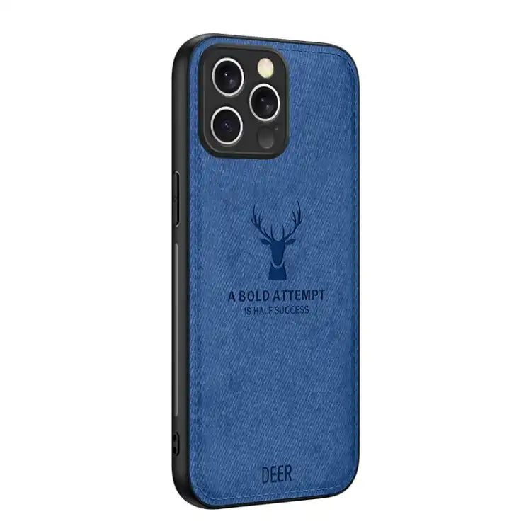 Deer Head Cloth Skin All-inclusive Phone Case