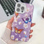 Plating Texture Butterfly TPU Phone Case with Glitter Lens Film