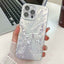 Plating Texture Butterfly TPU Phone Case with Glitter Lens Film
