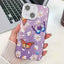 Plating Texture Butterfly TPU Phone Case with Glitter Lens Film