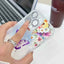 Plating Texture Butterfly TPU Phone Case with Glitter Lens Film