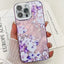 Electroplating Flowers Plants Texture TPU Phone Case
