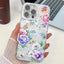 Electroplating Flowers Plants Texture TPU Phone Case