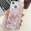 Electroplating Flowers Plants Texture TPU Phone Case