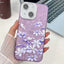 Electroplating Flowers Plants Texture TPU Phone Case