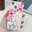 Electroplating Flowers Plants Texture TPU Phone Case