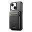 Suteni H19 Oil Wax 2-in-1 MagSafe Removable Card Box Back Phone Case