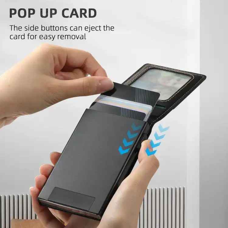 Suteni H19 Oil Wax 2-in-1 MagSafe Removable Card Box Back Phone Case