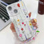 Electroplating Flower Texture Wristband TPU Phone Case