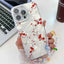 Electroplating Flower Texture Wristband TPU Phone Case