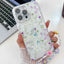 Electroplating Flower Texture Wristband TPU Phone Case