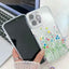 Electroplating Flower Texture Wristband TPU Phone Case