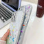 Electroplating Flower Texture Wristband TPU Phone Case