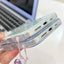 Electroplating Flower Texture Wristband TPU Phone Case
