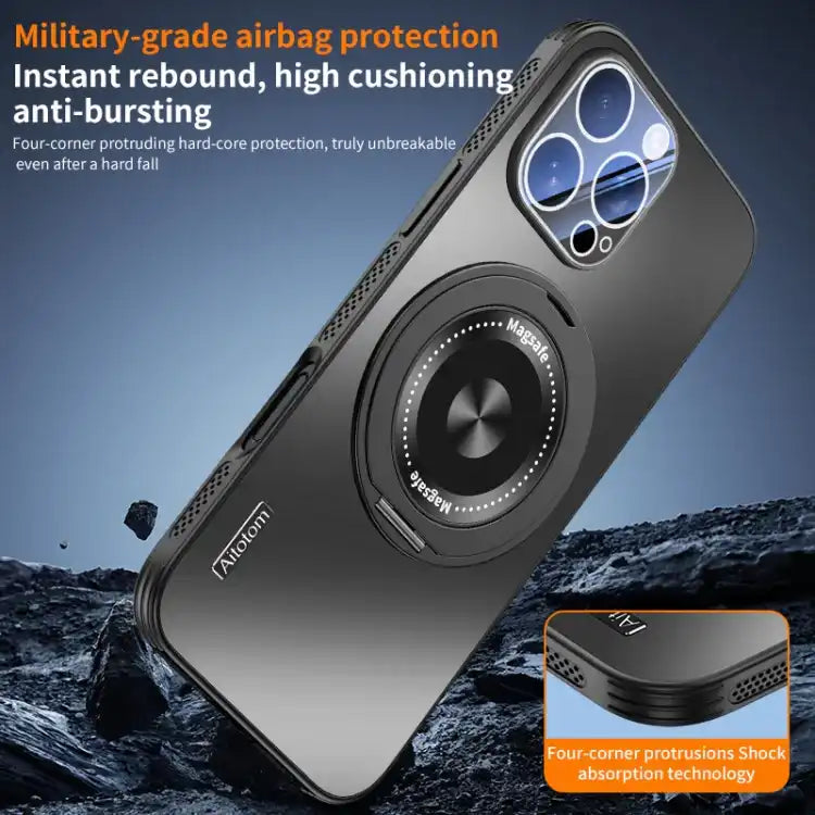 Cooling MagSafe Holder Phone Case with Lens Film