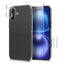 NORTHJO 4 in 1 TPU Phone Case with Screen Film and Lens Film and Camera Control Button Cover