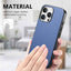 Twill Fabric Leather Skin Back Phone Case